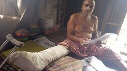 ভোলায় দুর্ঘটনায় পঙ্গু পত্রিকা কর্মী নিশান, মানবিক সহায়তার আবেদন