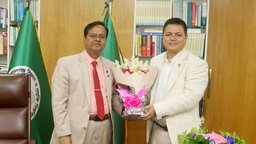 গোবিপ্রবি উপাচার্যের সঙ্গে বেরোবি উপাচার্যের সৌজন্য সাক্ষাৎ