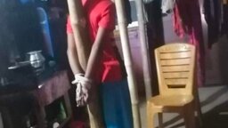 মাদক সেবনে বাধা দেওয়ায় ফরিদপুরে স্ত্রী-সন্তানকে পৈশাচিক নির্যাতন