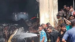 উত্তরায় প্রশিক্ষণ বিমান বিধ্বস্তে নিহত ১৯, আহত অর্ধশতাধিক